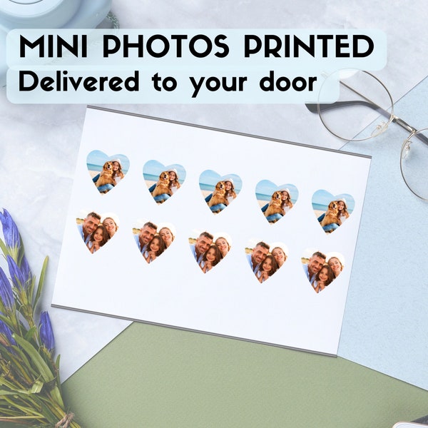 Photos Printed for Locket, Heart shaped photos printed, mini photos print, Photo prints, Heart Locket print, Photo Locket Printing