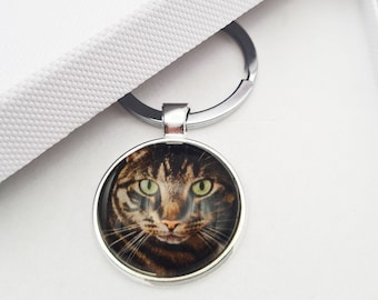 Personalised keyring, Cat lover, Dog lover, Pets gift, Photo keyring pets, Christmas gift for pet lover, Personalised photo keyring.