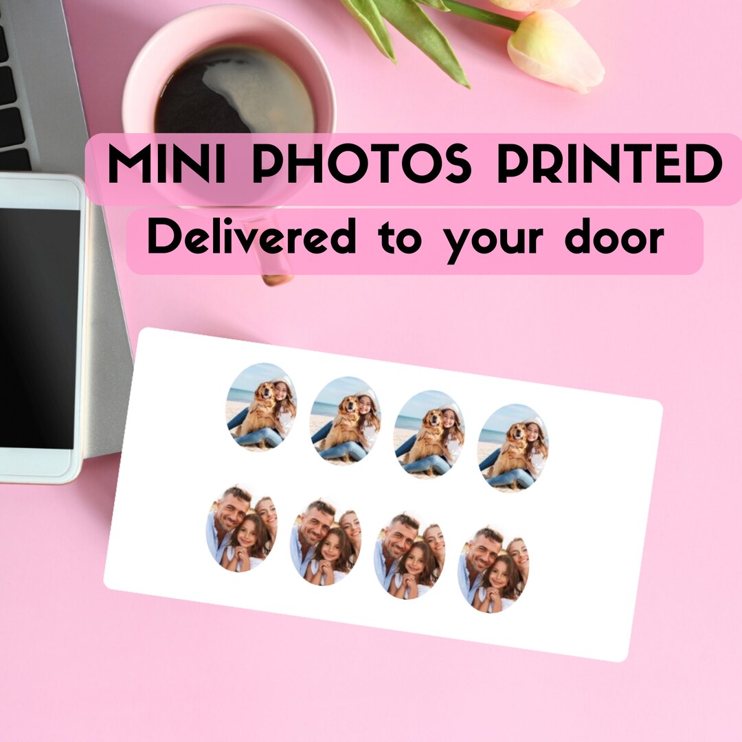 Photos Printed for Locket, Oval Shaped Photos Printed, Mini Photos