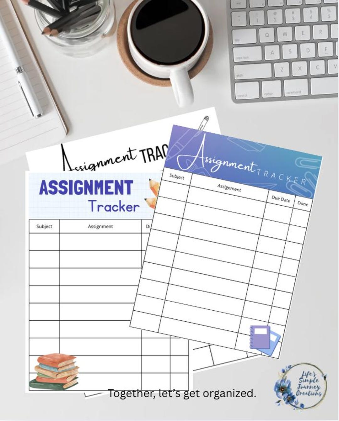 Student Homework Tracker Printable | School Planner | Study Organizer ...