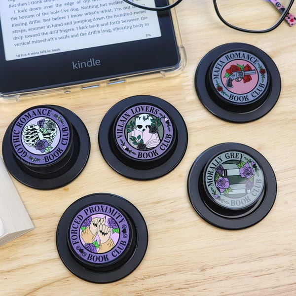 Empuñaduras para dispositivos literarios - Colección Dark Villainous