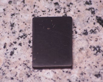 Shungite sticker for mobile phone or tablet, 40x30mm, natural protection, genuine shungite from Karelia.