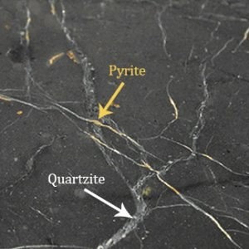 Shungite sticker for mobile phone, tablet or laptop, natural protection, genuine shungite from Karelia. image 2