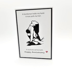 Naughty Anniversary Gift for Him, Sexy Love Card for Anniversary, Dirty Romantic Card, Adult Anniversary Card for Husband, Gift For Him