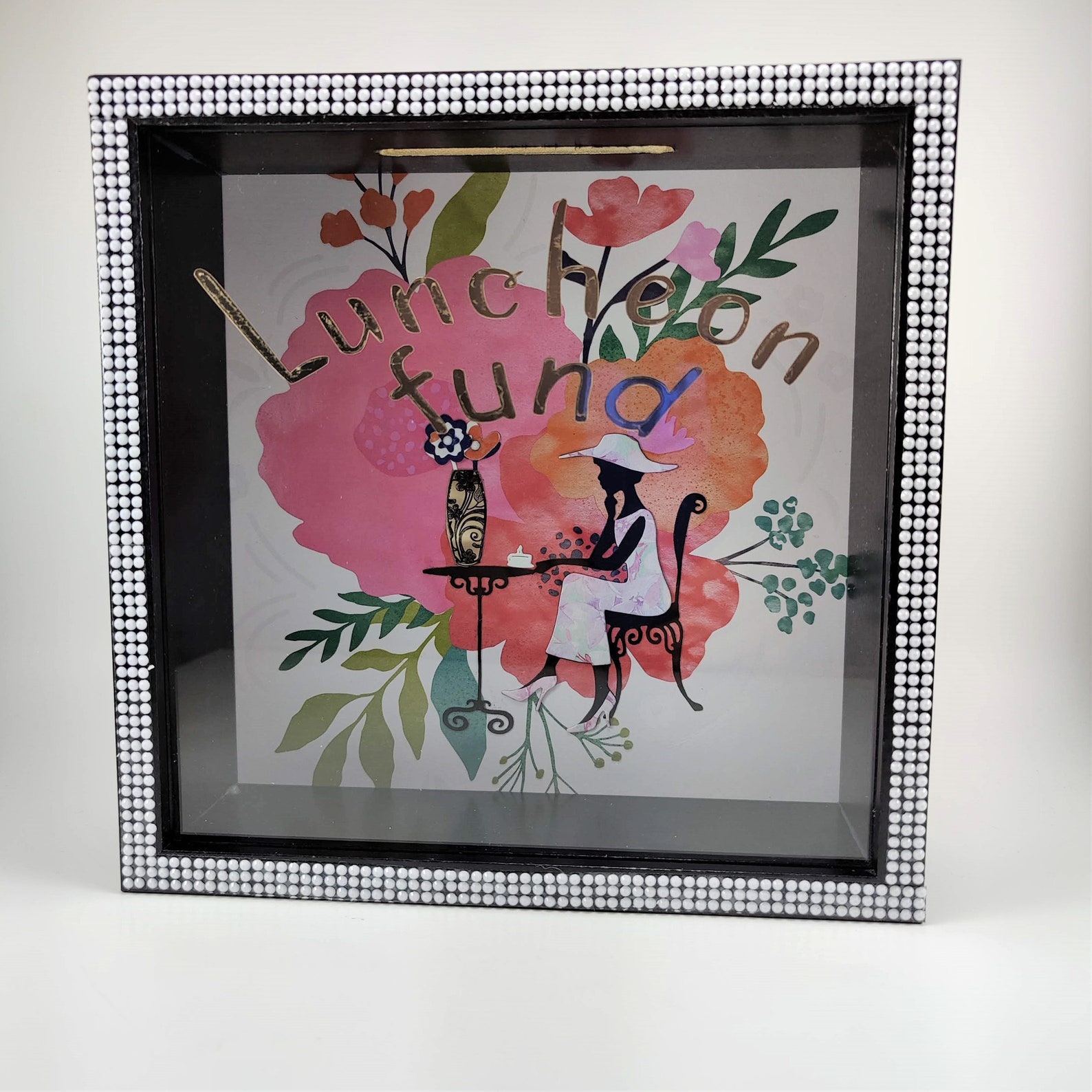 Shadow Box With Slot Money Shadow Box Bank Adult Piggy Bank Etsy UK