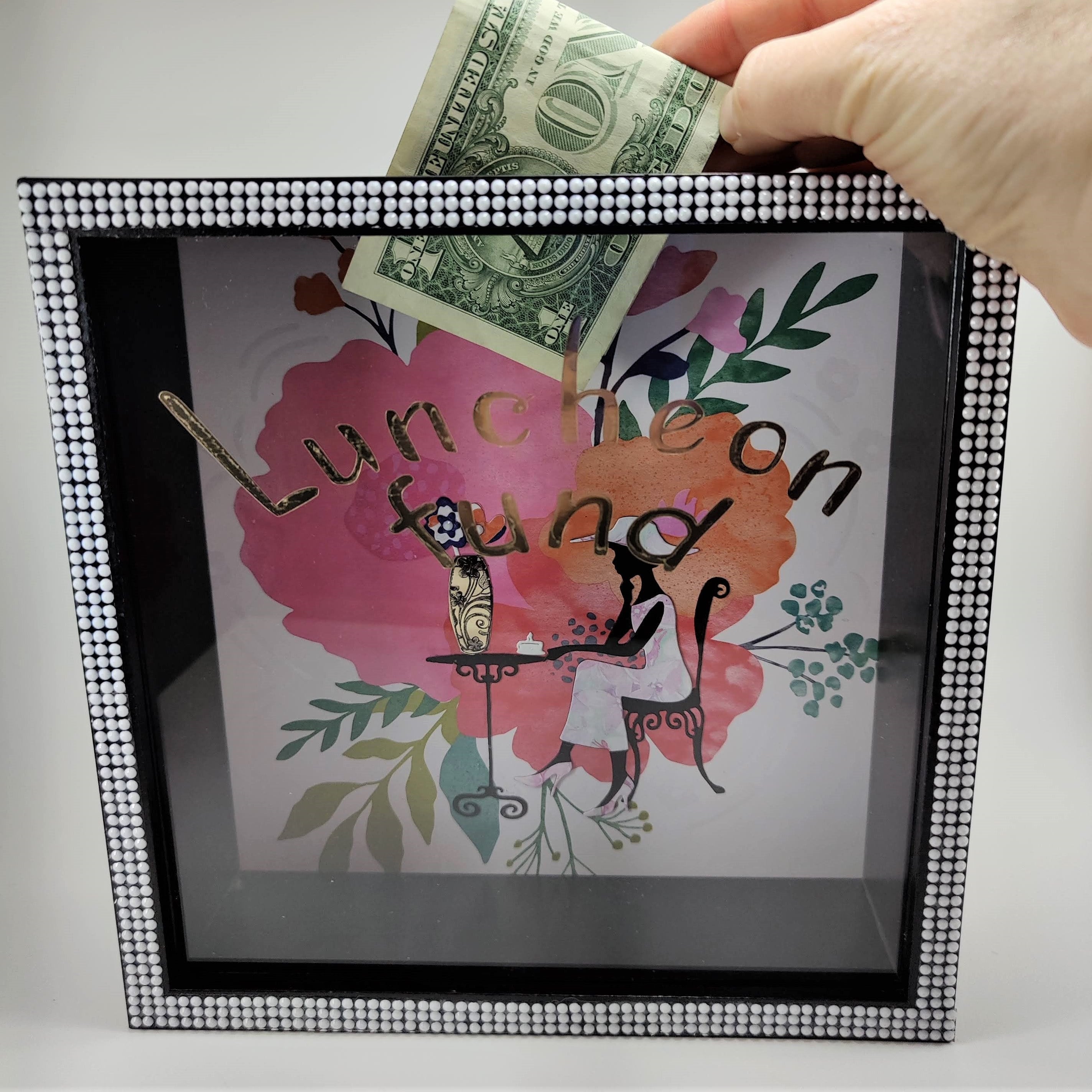 Shadow Box With Slot Money Shadow Box Bank Adult Piggy Bank Etsy UK