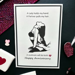 Sexy Lesbian Anniversary Card, Naughty Love Card for Anniversary, Dirty Romantic Card, Adult Anniversary Card for Wife Partner Girlfriend