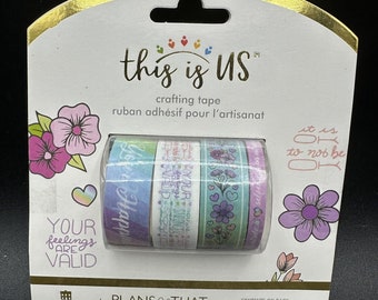 Paper House This Is Us Plans That Blossom Crafting Tape Washi Tape Your feeling are valid