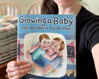 Illustrated Hardcover Children's Book about Expecting a Baby, Catholic Children's Book, Pregnancy, Birth, Catholic Baby shower gift