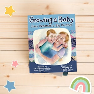 Livre catholique pour enfants à couverture rigide sur « Attendre un frère ou une sœur », Livre illustré pour enfants, Grossesse, Naissance, Cadeau catholique, Nouveau frère ou sœur
