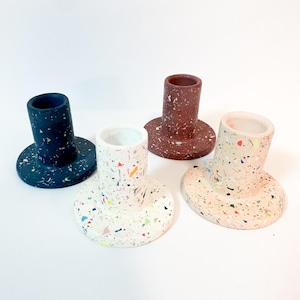 Terrazzo classic candle holder