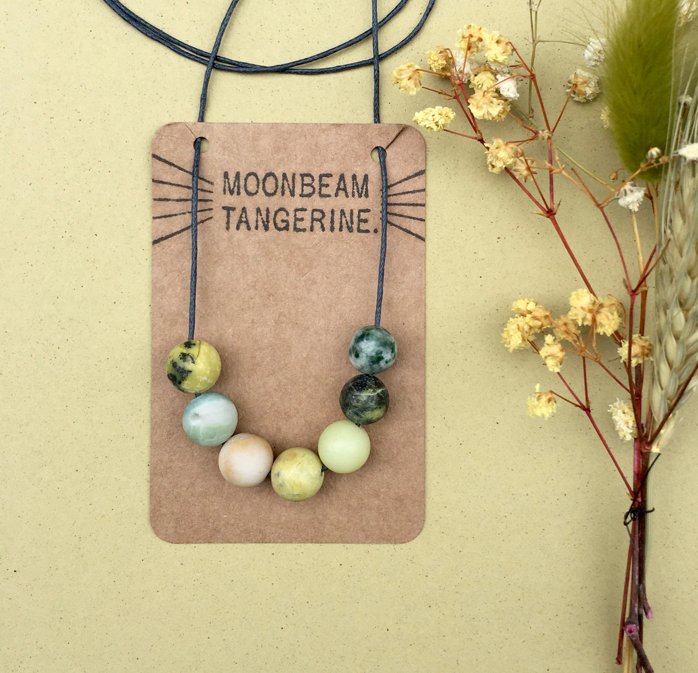 Pillars & Cherries  necklace by MoonBeamTangerine