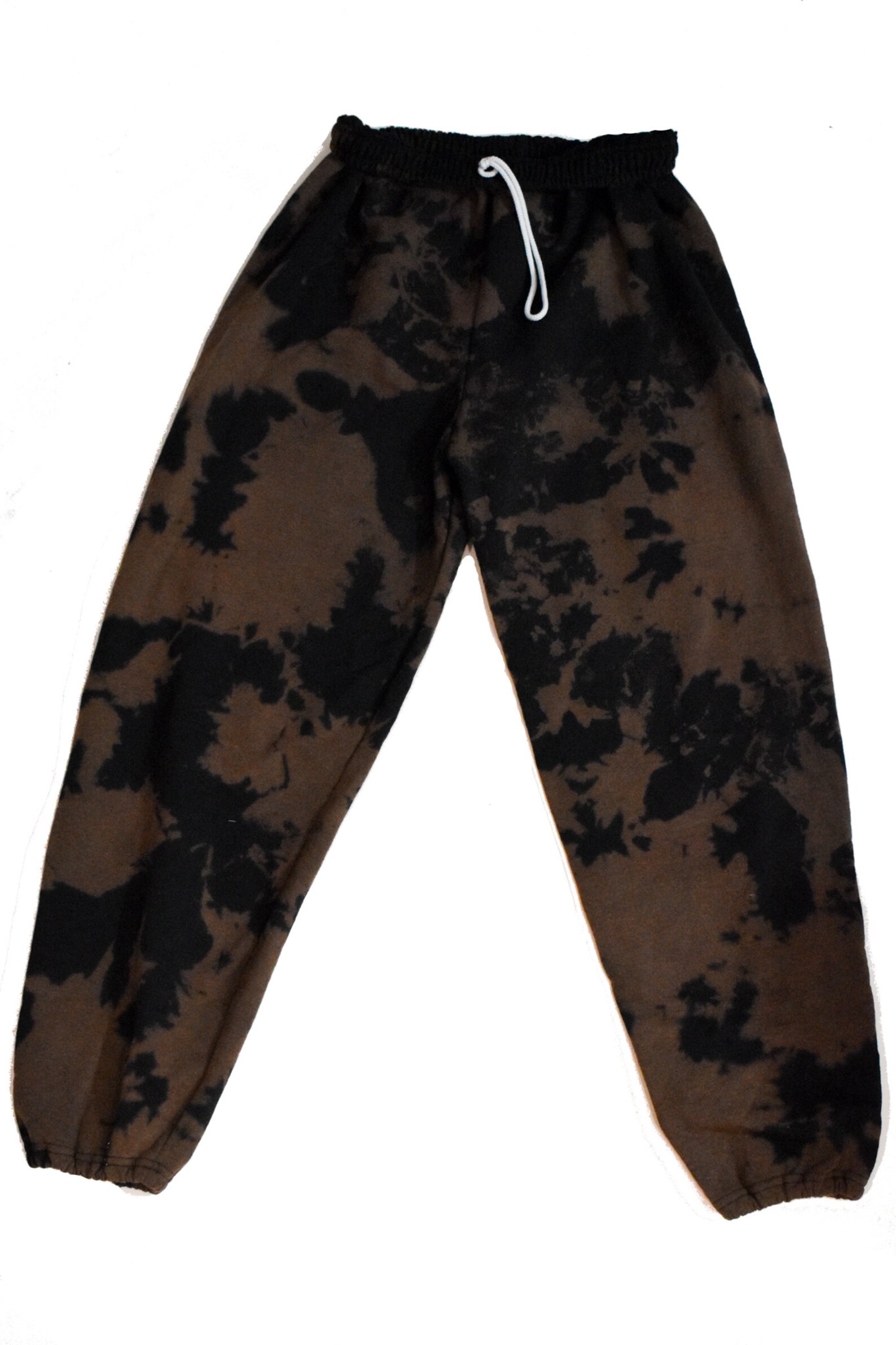 half bleached sweatpants