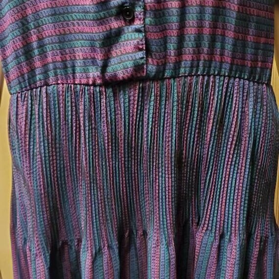 Just Mindy Multicolored Tailored Dress Button Up … - image 3