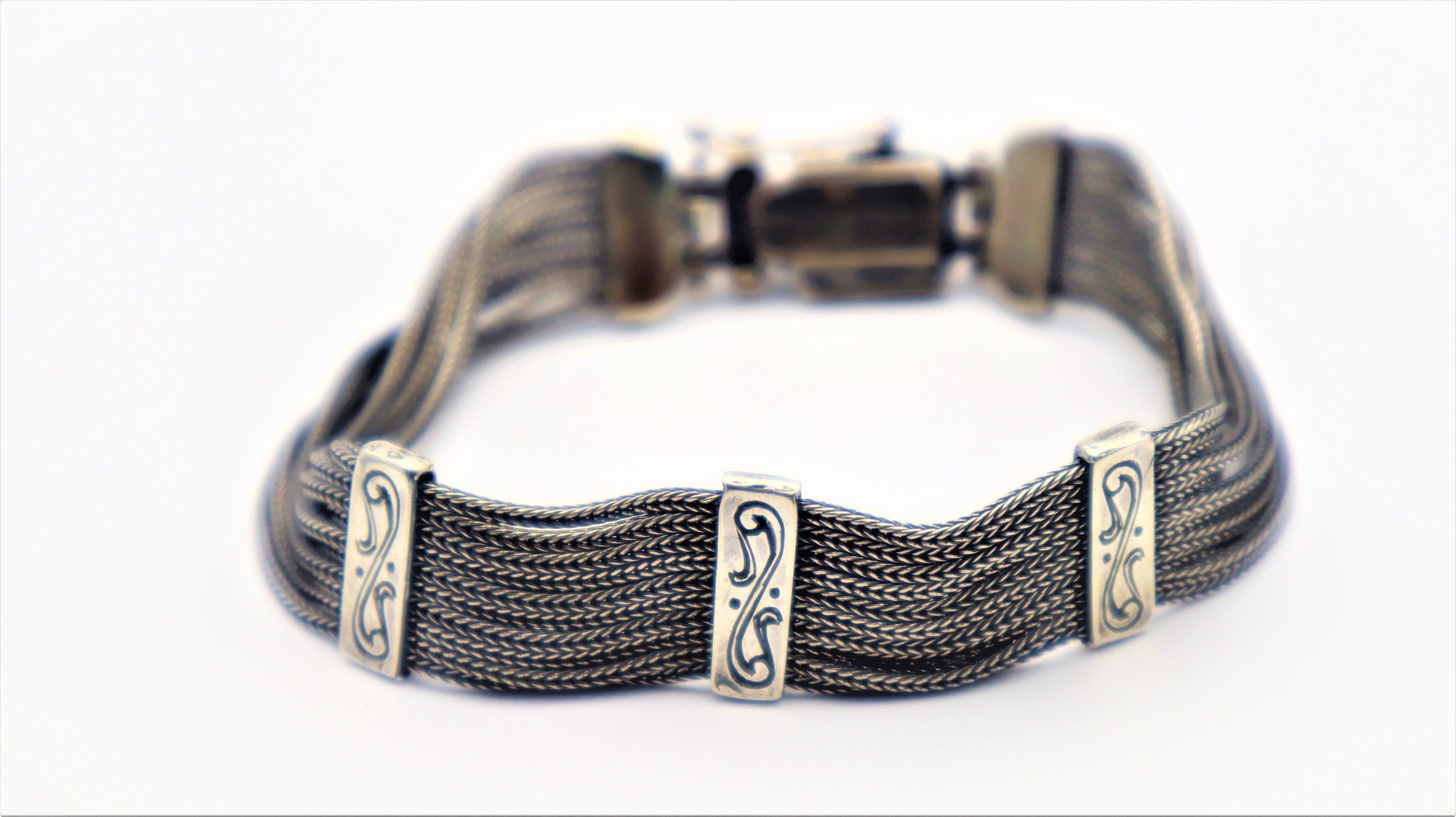 Byzantine Bracelet With Sterling Silver 925 | Etsy