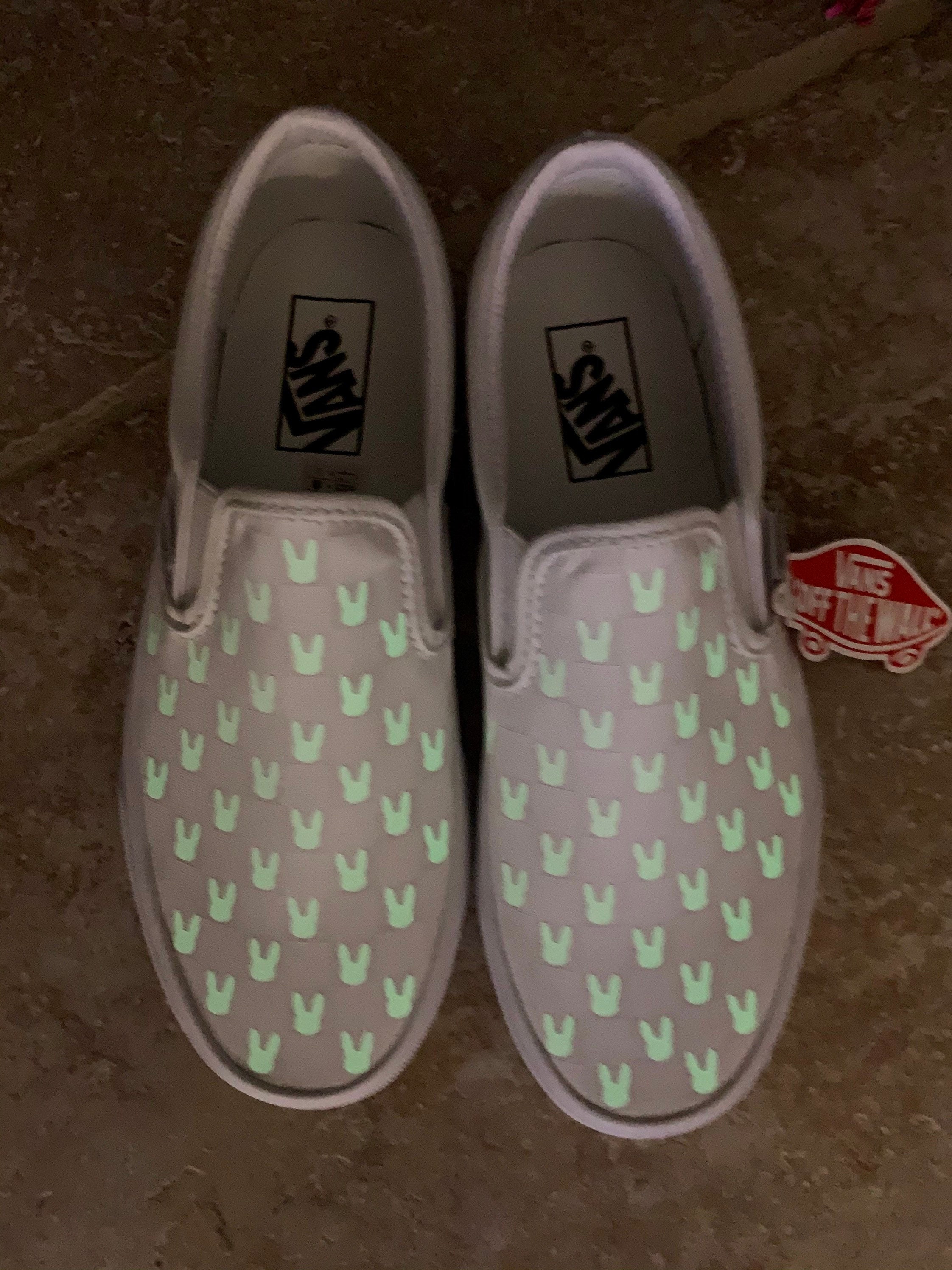 Bad Bunny Custom Checkerboard Vans Etsy