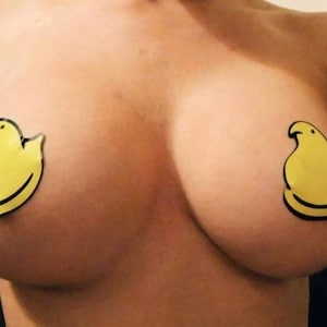 Easter chicks nipple pasties