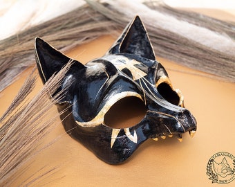 Fox Skull mask - Anubis | mask fox larp gn furry roleplay cosplay costume