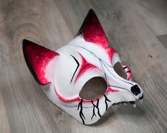 Fox Skull mask - Sanguine | mask fox larp gn furry roleplay cosplay