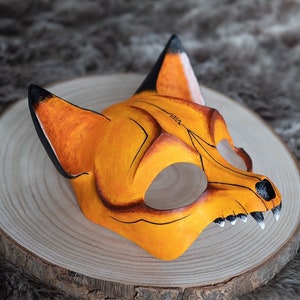 Fox Skull mask - Wild | mask fox larp gn furry roleplay cosplay costume