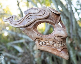 Japanese demon mask - Shodo | oni mask larp gn furry roleplay cosplay costume halloween