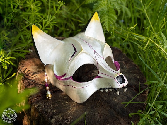 Fox Skull Mask Rukyo Mask Fox Larp Gn Furry Roleplay Cosplay