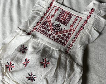 Ramallah Tatreez Baby Girl Romper