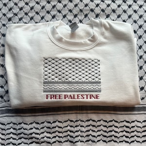 Tatreez Free Palestine Hatta sweater| shirt