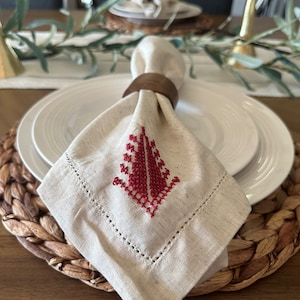Tatreez cloth napkins