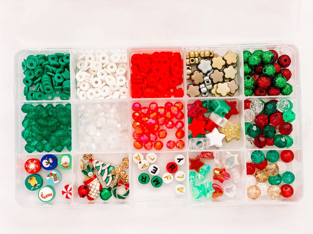 Christmas Bead Kit Christmas DIY Bead Kitbigger Kids Bead Etsy