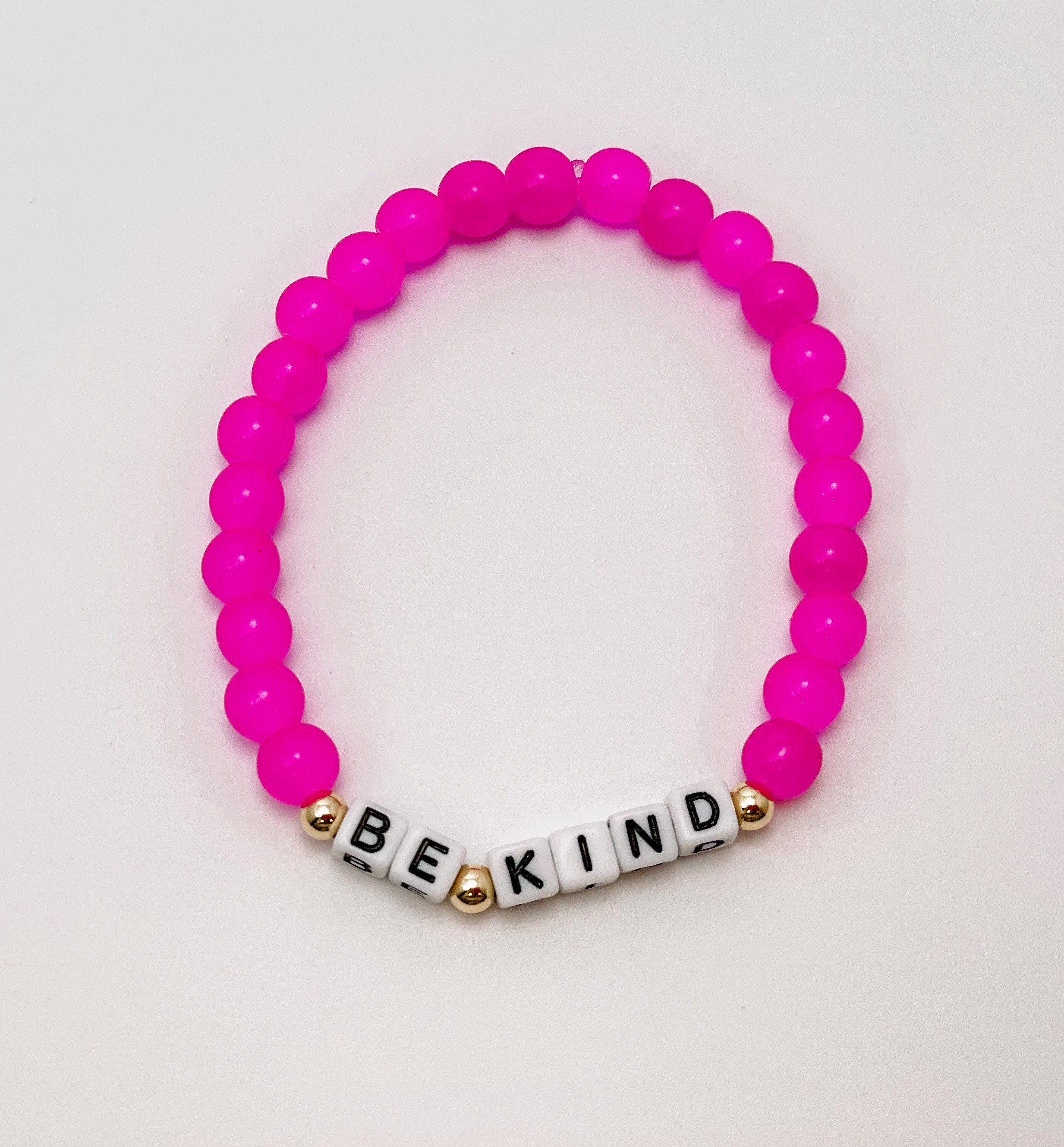 Good Vibes Only Bracelet in White main image 1
