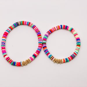Mommy and Me Bracelets, Mama and Mini Bracelet Set, Rainbow Bracelets, Matching Bracelets, Mother Daughter Bracelet, Gift, Mother’s Day