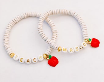 braccialetti elastici con perline, regalo di ringraziamento