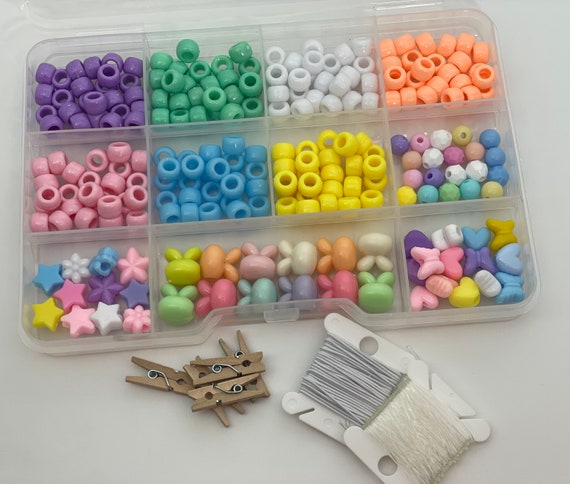 Pastel Pony Bead Kit, Easter Bead Kit, Spring Bead Kit,kids Bead