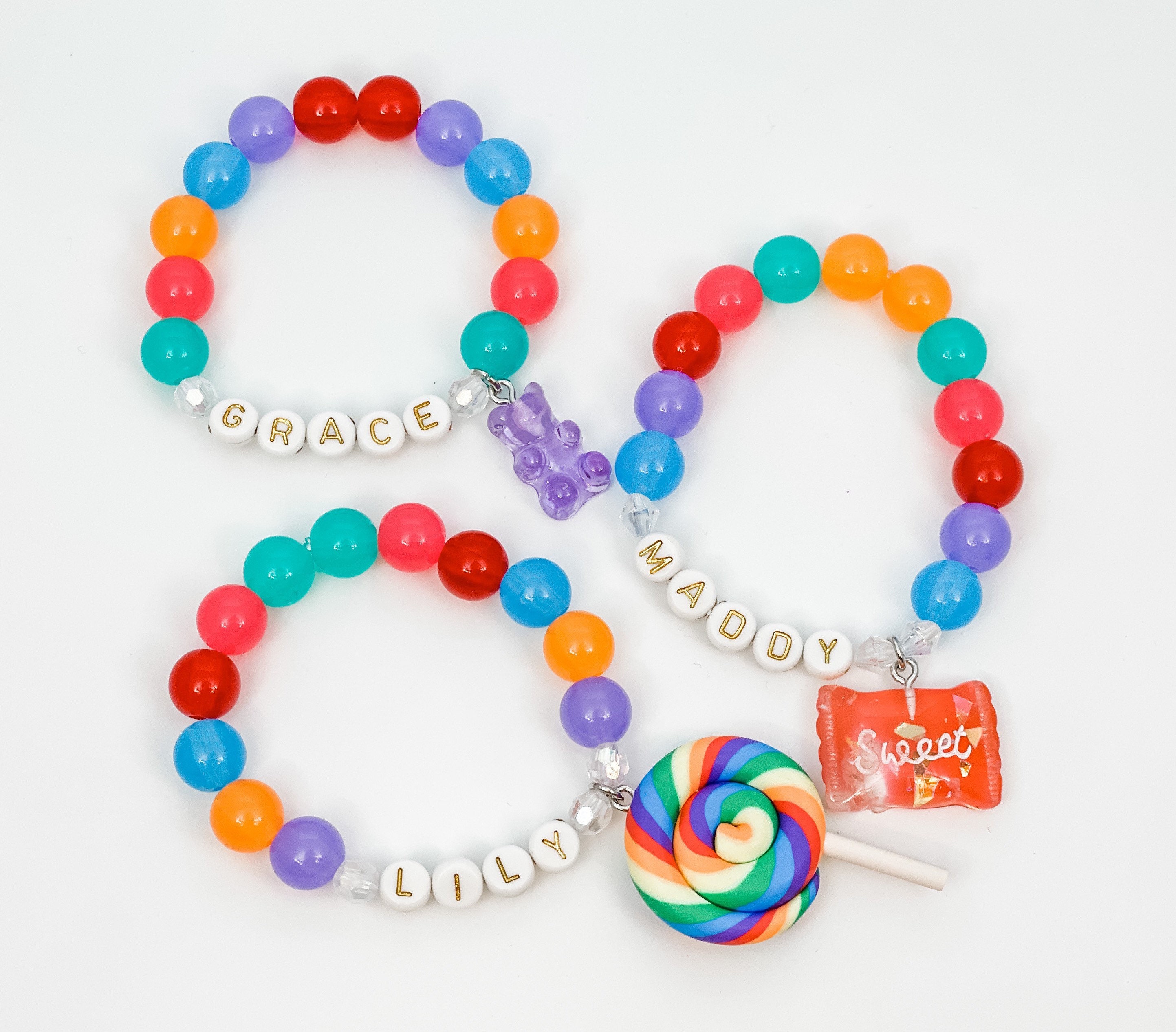 Sweet Treat Bracelet Candy Bead Bracelet Kids Bracelet Etsy