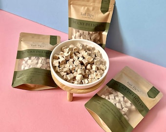 Golosinas liofilizadas 100% de UK-Duck para gatos y perros - Bolsa de 40 g