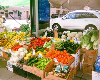 Stand di frutta e verdura, 2021