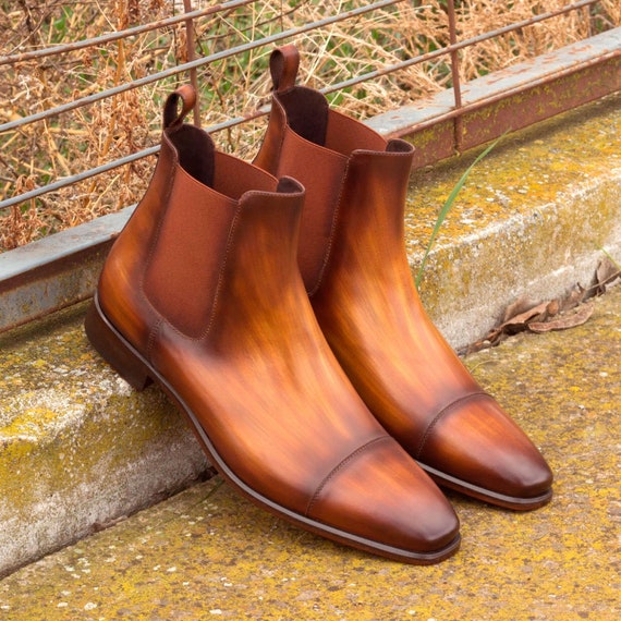 Chelsea Boot Cognac Patina