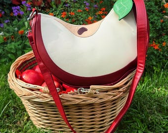 Apple Slice Bag Whimsical Twee Fashion Nostalgia Core Storybook Style Cottagecore Accessory