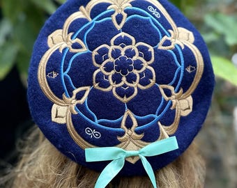 Wanderer Genshin Impact Beret – Embroidered Cosplay Hat