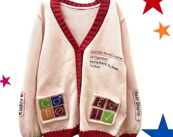 AO3 Cardigan (Plus size available) Fanfiction Sweater Archive of Our Own Book Lover Gift Reader