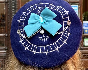 Case study of Vanitas Cosplay Beret Grimory book – Steampunk Anime Cosplay Hat