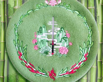 SVSSS Embroidered Wool Beret | Luo Binghe & Shen Qingqiu Inspired Danmei Fashion