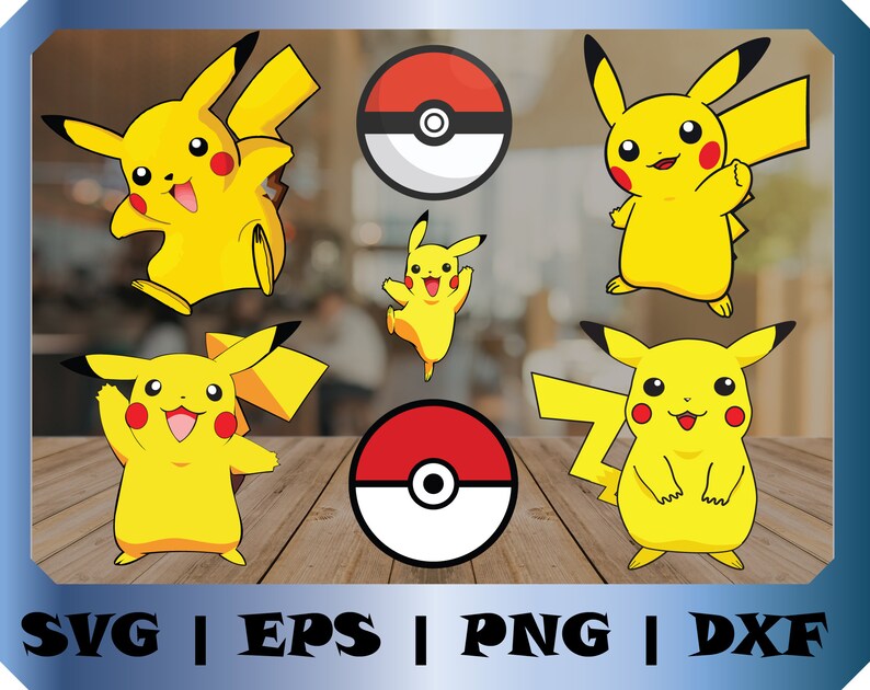 Download Pikachu svg. Pokemon svg. Pokemon Clipart Bundle. Pokemon ...