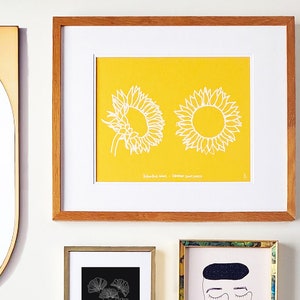 Sunflower print