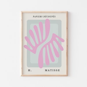 Matisse Art Print, Matisse Abstract Cutout Art Print, Colorful Home Decor, Vintage Exhibition Print, UNFRAMED