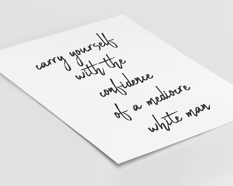 Feminist Empowerment Quote Print (Digital Download) image 4