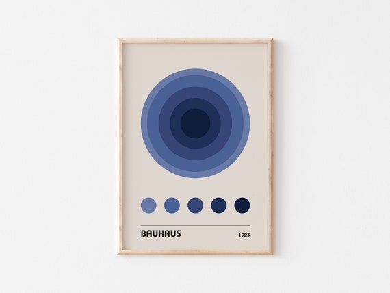 【コンビニ受取対応商品】 Bauhaus Poster, Wall Mid-century Print, Exhibition Vintage K-POP・アジア