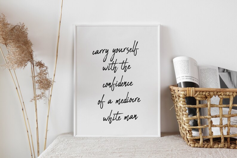 Feminist Empowerment Quote Print (Digital Download) image 2
