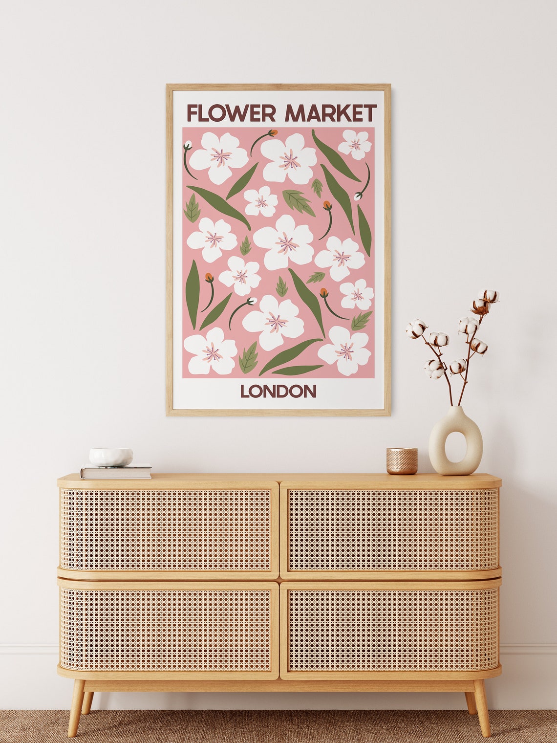 Abstract Floral Art Prints, Flower Market Gallery Wall Set - Etsy